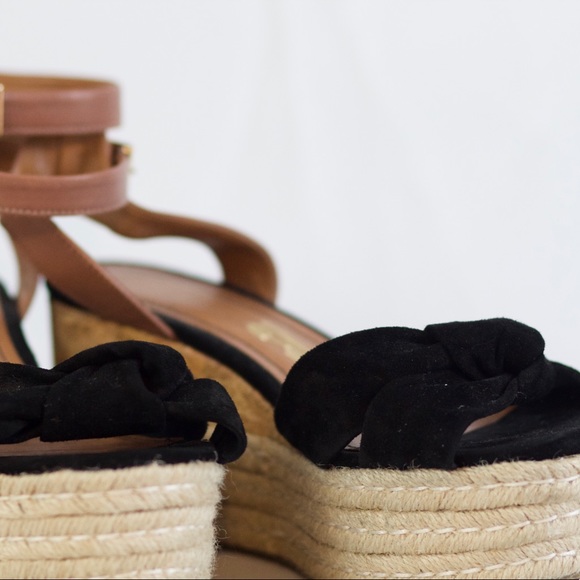 Brazilian brand Espadrille Wedge Black Suede - Picture 5 of 7